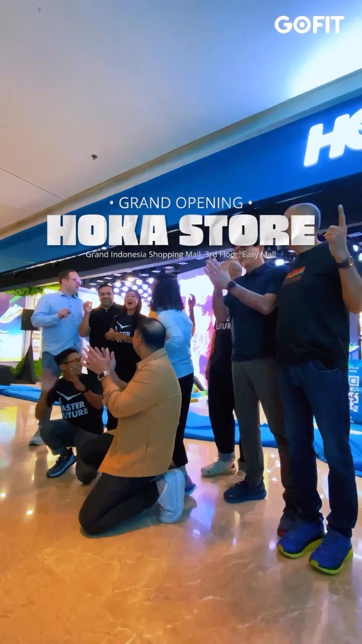 Grand opening Hoka Store at Grand Indonesia Shopping Mall 

Hoka lovers kini bisa belanja sepatu favorit kalian di Grand Indonesia😃
Di lantai 3 east mall Ya Gofiters!

#hoka #opening #grandopening #hokagi #gofiters